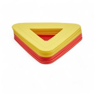 Decathlon - Flat Discs 12-Pack - Orange/Yellow - One Size