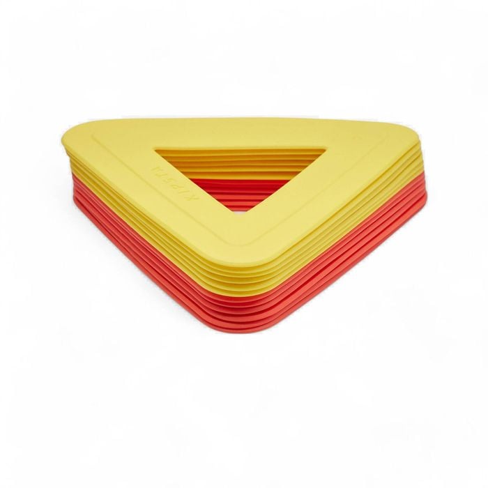 Decathlon - Flat Discs 12-Pack - Orange/Yellow - One Size