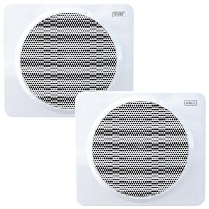 GME GS420W 80W 5" Marine Box Speakers - White