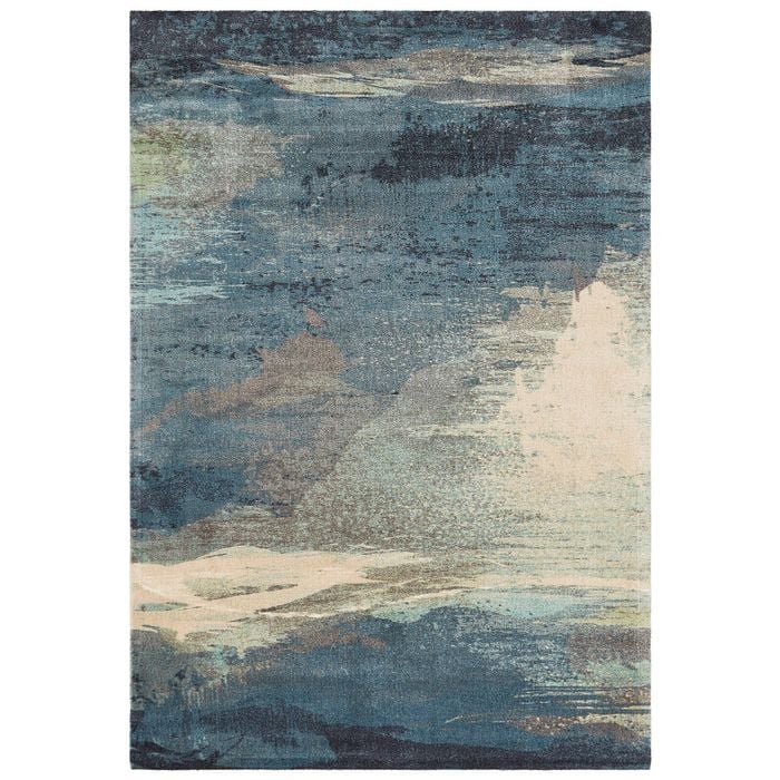 The Rug Connection Urban 563 Blue 280x190cm - Large Indoor Floor Rug