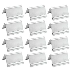 Trenton A-Frame Stainless Steel Buffet Card Holder 60mm - Set of 12