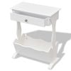 Magazine Rack Newspaper File Holder Ornament Balcony Barock Style White