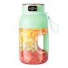 NNEOBA Electric Fruit Juicer Cup 1200ml Wireless Smoothie Blender Green