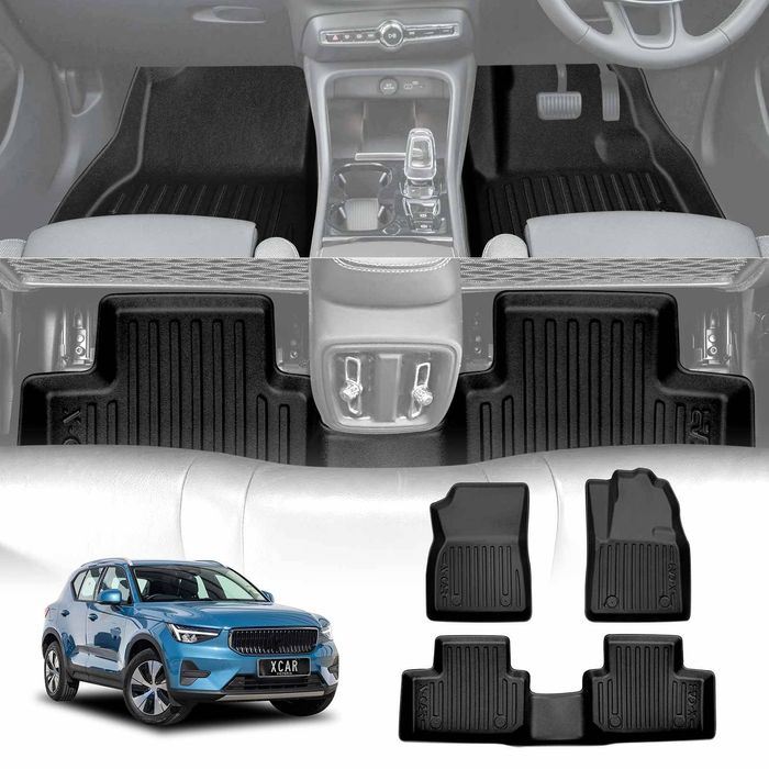 3D Floor Mats for Volvo XC40 2018-Onwards  Car Carpet Liner Set