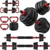FOHOA 20kg Adjustable Dumbbell Set with Connector