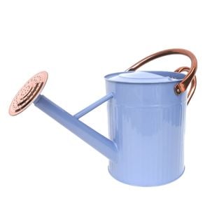 Garden Basics 7.5L Washed Blue Metal Watering Can
