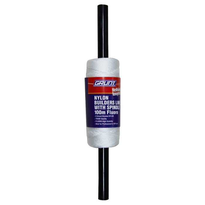 Grunt Builders / Brickies Nylon Line 100m White