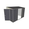 Build-a-Shed 1.5 x 3 x 2m Double Sliding Side Door Skillion Shed - Grey