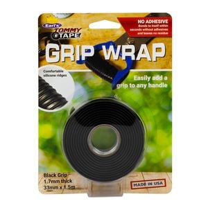 Earl's Black Tommy Tape Grip Wrap