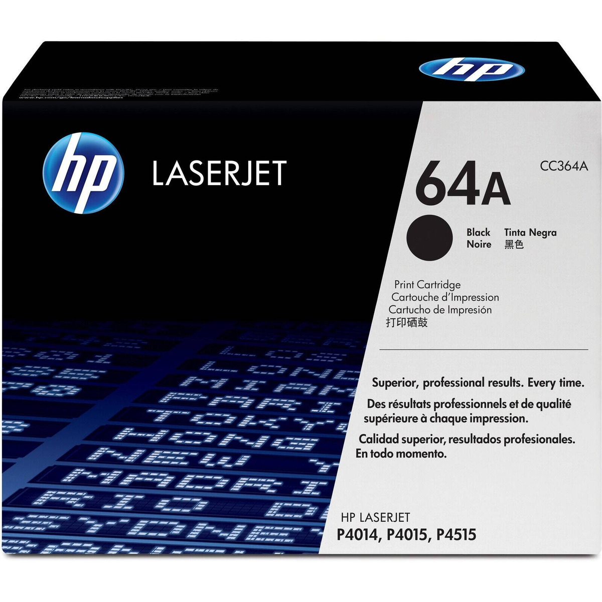 HP 64A (CC364A) Original Laser Toner Cartridge - Single Pack - Black ...