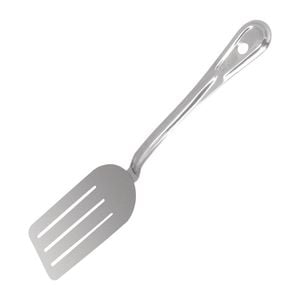 Nisbets Essentials Flexible Slotted Turner Spatula Stainless Steel 355mm Commercial Kitchen Tool