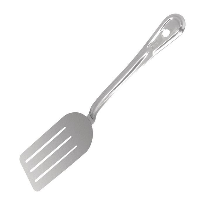 Nisbets Essentials Flexible Slotted Turner Spatula Stainless Steel 355mm Commercial Kitchen Tool