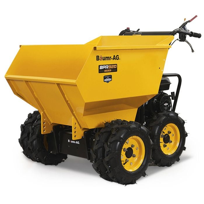 Baumr-AG Wheelbarrow Dumper Petrol Engine Briggs & Stratton CR950 500kg Capacity Wheel Barrow