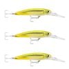 3x Rapala 11cm Saltwater X Rap Deep Hardbody Fishing Lures - White Pld UV