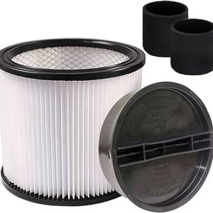 Hygieia Filters For Shop-Vac Wet & Dry Vacuum Cleaners 20L & Above Cartridge + 2 Foams