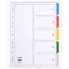 Marbig 5 Tab Dividers (Coloured) (A4)