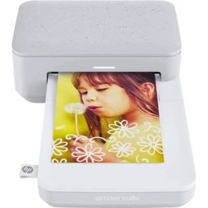 HP Sprocket Studio 4"x6" Color Thermal Mobile Photo Printer SNOW [3MP72A]