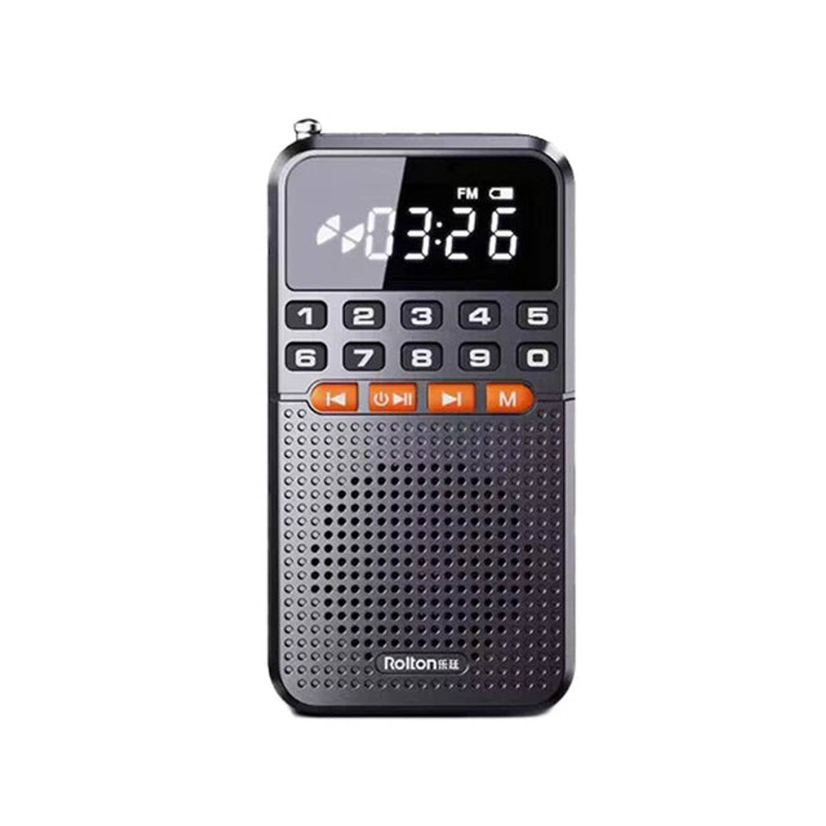 Fm Mini Radio With Dual Antenna Black - Bunnings Australia
