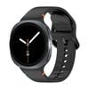 Samsung Galaxy Watch 8 40mm/44mm/Classic 46mm Soft Silicone Loop Watch Band Strap (Black)