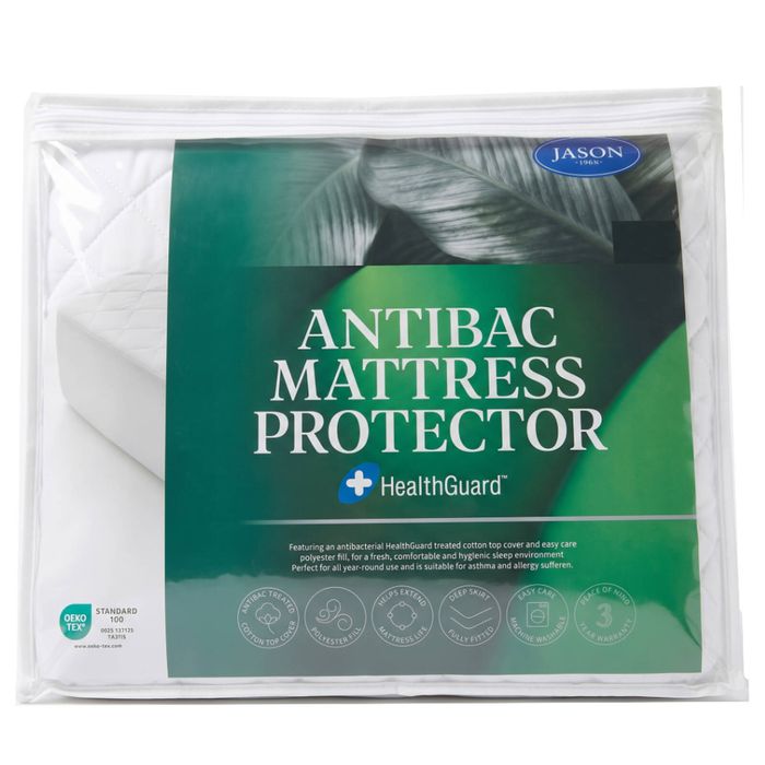 Jason Antibacterial Mattress Protector For Allergies & Asthma Queen