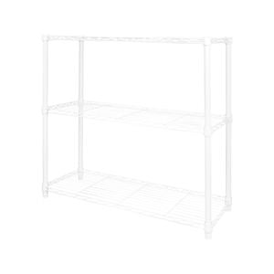 Pinnacle 900 x 900 x 300mm White 3 Tier Adjustable Shelving Unit
