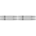6pc Target Swiss DX Diamond Grip Dart Points 26mm - Silver