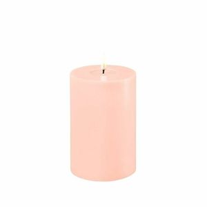 Deluxe Homeart Flameless Candle - Light Pink 10 x 15cm