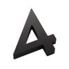 Sandleford 100mm Black Edge House Number 4
