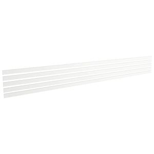 ProtectorAl 895mm Pearl White Additional Slats For Slat Screen Kit - 5 Pack