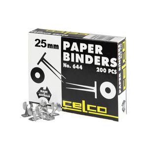 Esselte Paper Binders (Box of 200) (25mm)