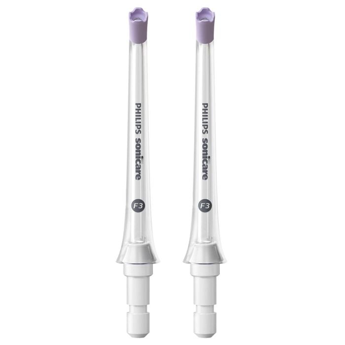 2pc Philips Sonicare Power Flosser Replacement Nozzles Quad Stream Teeth Cleaner