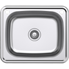 Estilo 45L Stainless Steel Laundry Tub Bench Mount with Bypass Kit