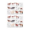 2x Ashdene Best In Breed Farm Surface Protector Placemat Horse Animal Art