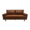 Stockholm 3 Seater Sofa Premium Faux Leather Tan
