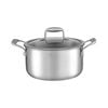 5-star Chef 4.5l 24cm Stainless Steel Dutch Oven Pot With Lid And Stay-cool Handle