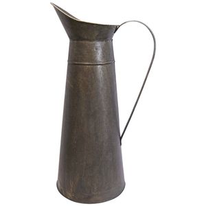 LVD Metal XXL Jug Antique Decorative Tabletop Display Home/Garden Decor BRWN