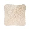 SOGA Beige Velvet Throw Pillow 45cm