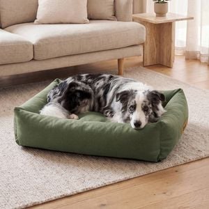 Charlie's Brooksy Woven Dog Bed Olive Medium
