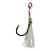 3 Pack of Medium Surecatch Light Jigging Assist Hooks With Tinsel and Rubber