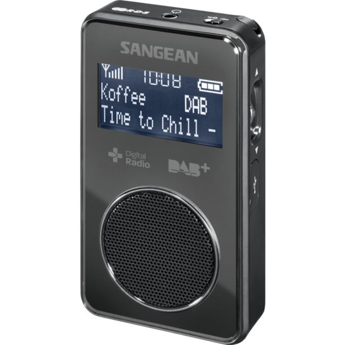 DPR35B Black DAB+ FM-Rds Pocket Radio Sangean