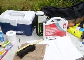 DIY Step Image - How to prepare a bushfire survival kit . Blob storage upload.