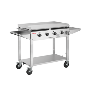 BeefEater Stainless Steel Clubman 4 Burner BBQ And Trolley