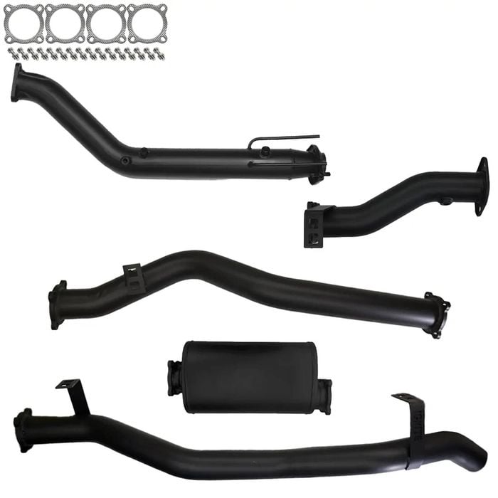 Ignite Exhausts Turbo Back For Toyota Landcruiser 79 Series V8 S/cab 3" No Cat & Muffler 409 Stainless Steel