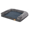 BingoPaw Dog Bed Memory Foam Orthopedic Pet Bolster Cushion Bed Sofa with Hide Zipper 100x75x19cm