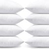 8x Premium 100% Cotton Pillow with Cover Filled Durable Soft Standard 48x74cm