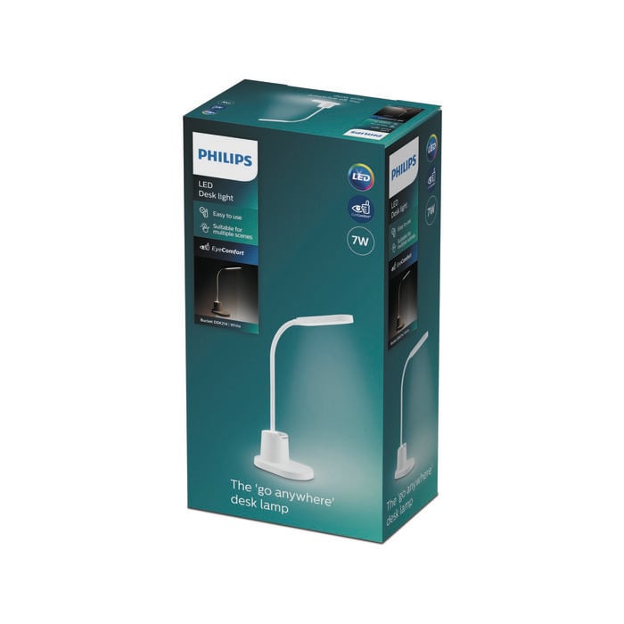 Philips 7W 200lm Cool White LED Desk Lamp