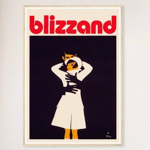 Galrie Blizzand Embrace Retro Vintage Advertising Poster Stunning Art Print for Home, Wood Frame, A2 42 x 60cm (16 x 24inch)