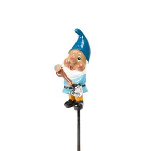 Lotus 4 x 15cm Blue Dwarf Decorative Stake