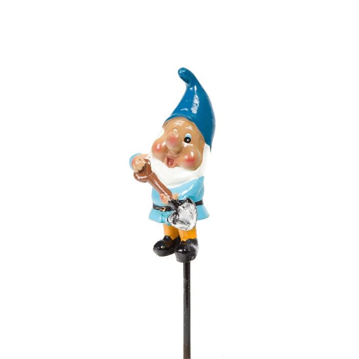 Lotus 4 x 15cm Blue Dwarf Decorative Stake