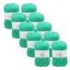 10x Malli Emerald Green Blend Basic 100g Knitting Craft Yarn Acrylic/poly